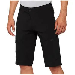 100%, Herren, Velohosen, Ridecamp Shorts (32), Schwarz