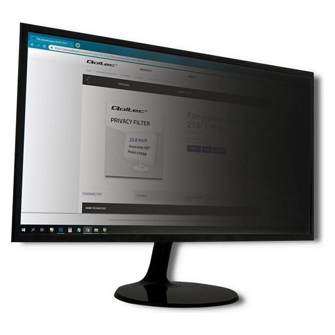 Qoltec Privacy filters SHOW | 20" | 16:10 (20", 16:10) (51062)
