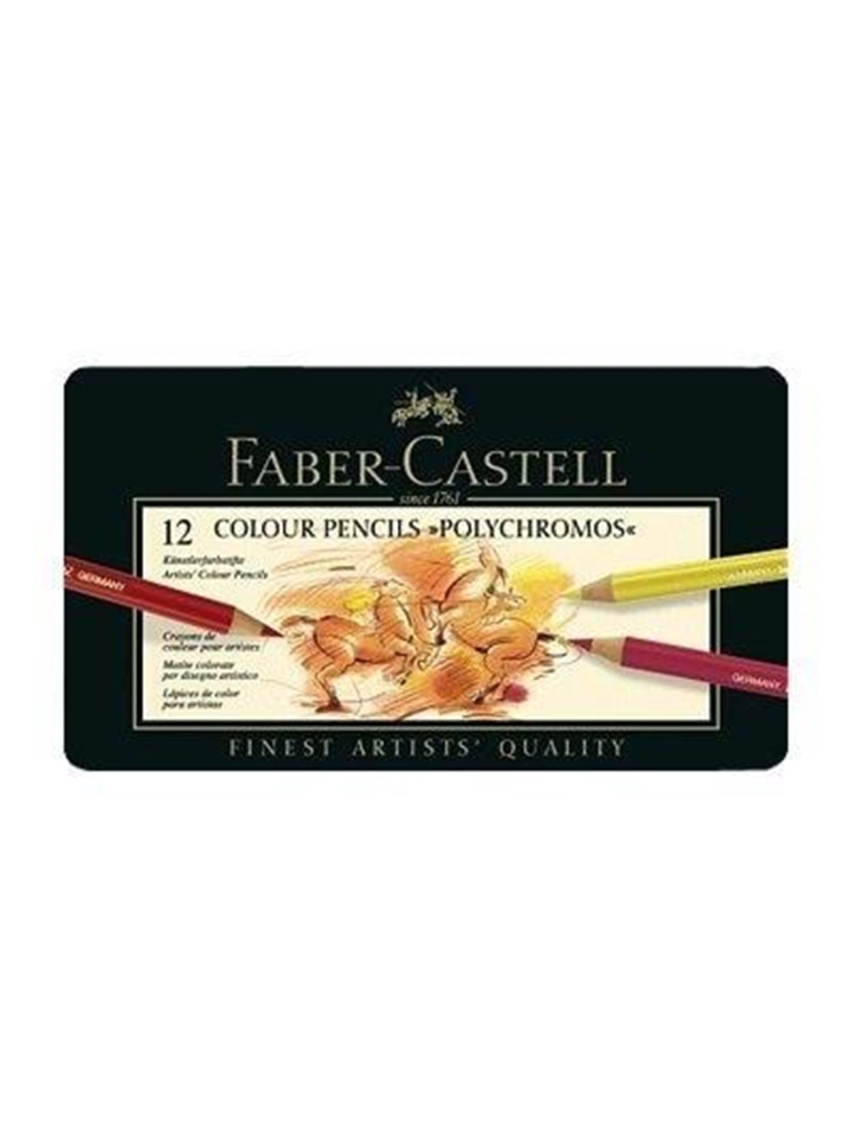 Faber-Castell Polychromos - coloured pencil (pack of 12)