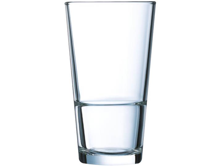 Arcoroc Trinkgläser-Set Stack Up Transparent Glas H 14 cm 0.35 l 6 Stk - Trinkgläser-Set