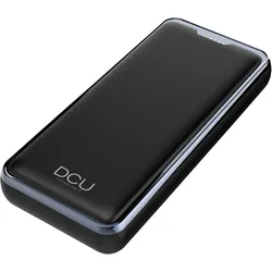 DCU Tecnologic Power Bank Laptop Double Output USB Pd 45w + Quick Charge 22.5w (20000 mAh, 74 Wh), Powerbank, Schwarz