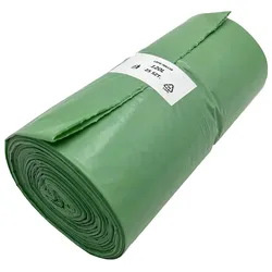 VEPATIM 25x Müllsäcke 120 Liter 70 x 110 cm LDPE grün