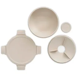Salatschüssel MAKE & TAKE (BHT 21,50x8x22 cm) - beige - BHT 21,50x8x22 cm