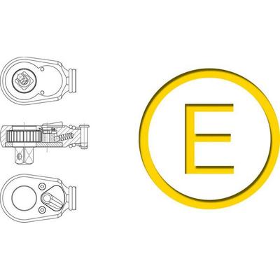 Knarr-Rad, 863P/7N, Außen-4k.6,3mm 1/4Zoll, f.863 G, 863 P, 863 PC, 863 ST