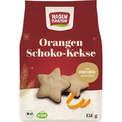 Rosengarten Orangen-Kekse mit Zartbitter bio