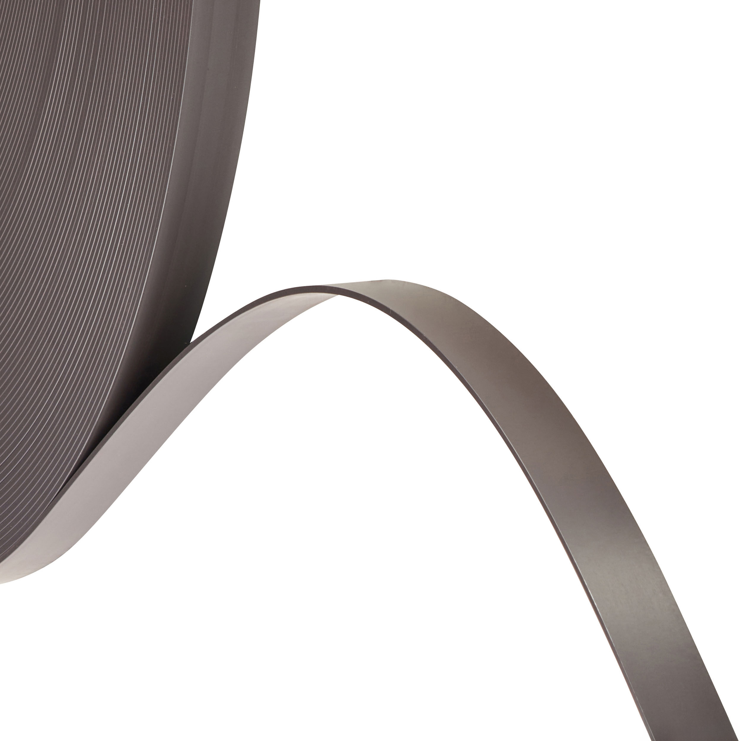 HMT Bande magnétique sans adhésif 20 mm   100 m   2 mm, ferrite, noir