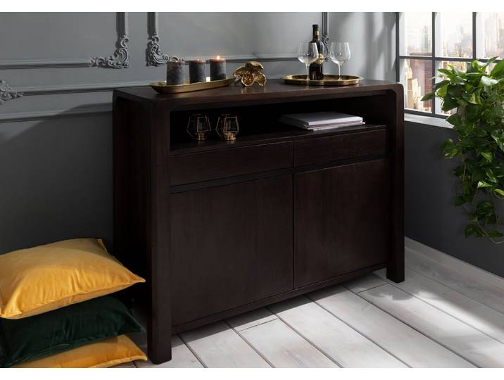 Sideboard Akazie 120x45x100 tabak lackiert BUENO #4005