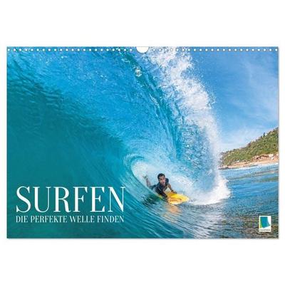 Surfen: Die perfekte Welle finden - Edition Funsport (Wandkalender 2027 DIN A3 quer), CALVENDO Monatskalender