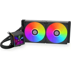 Lian-Li Galahad II LCD 280, CPU Wasserkühler, Schwarz