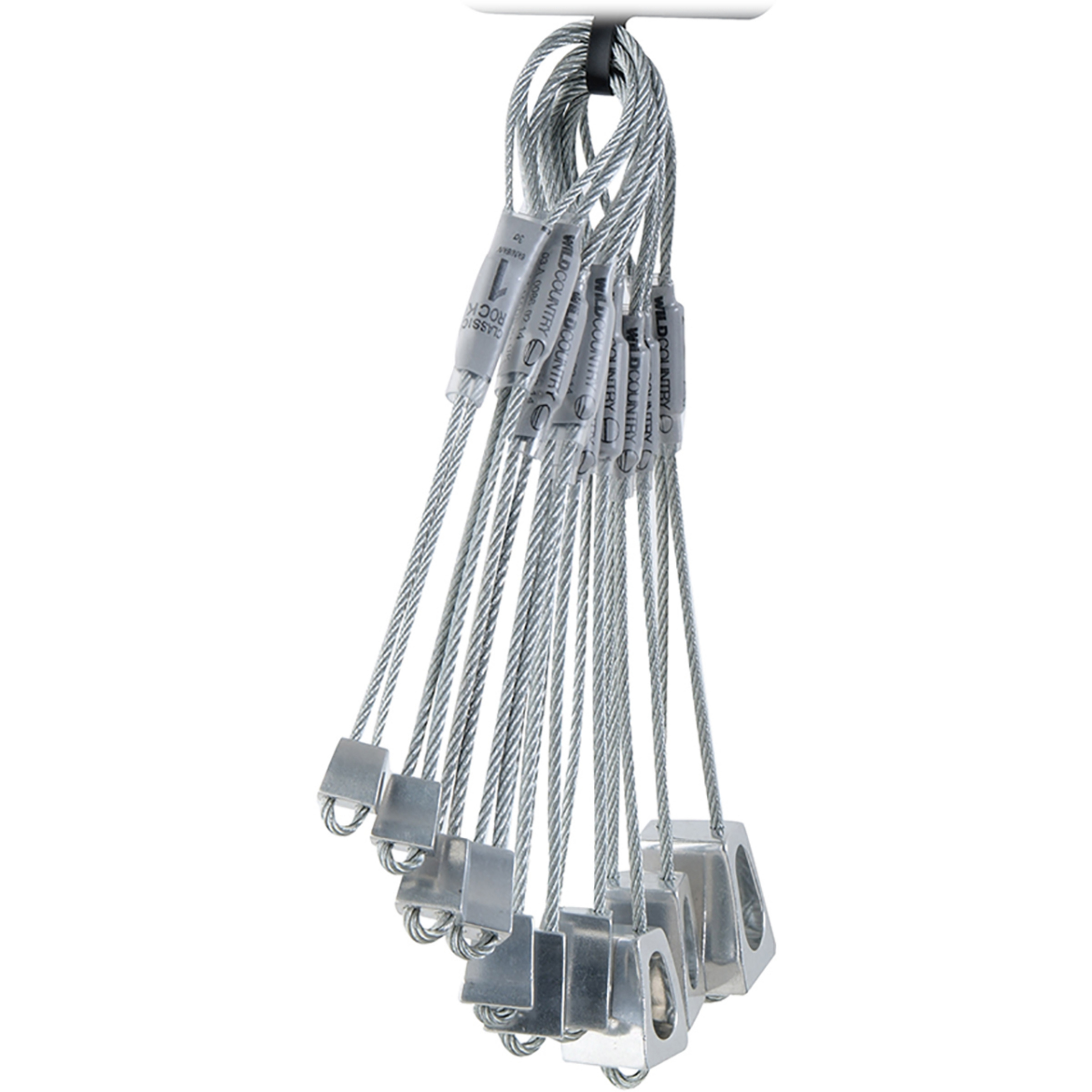 Wild Country Classic Rock Klemmkeil Set 1-10 Klemmkeile weiss Größe SET 1 - 10 Alpinklettern