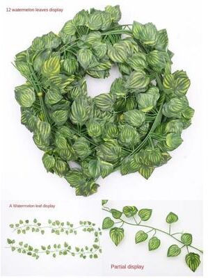 Uplift Picks Artificial Ivy Leaf Garland Hanging Vine Green Wall Decor For Home e one Piece