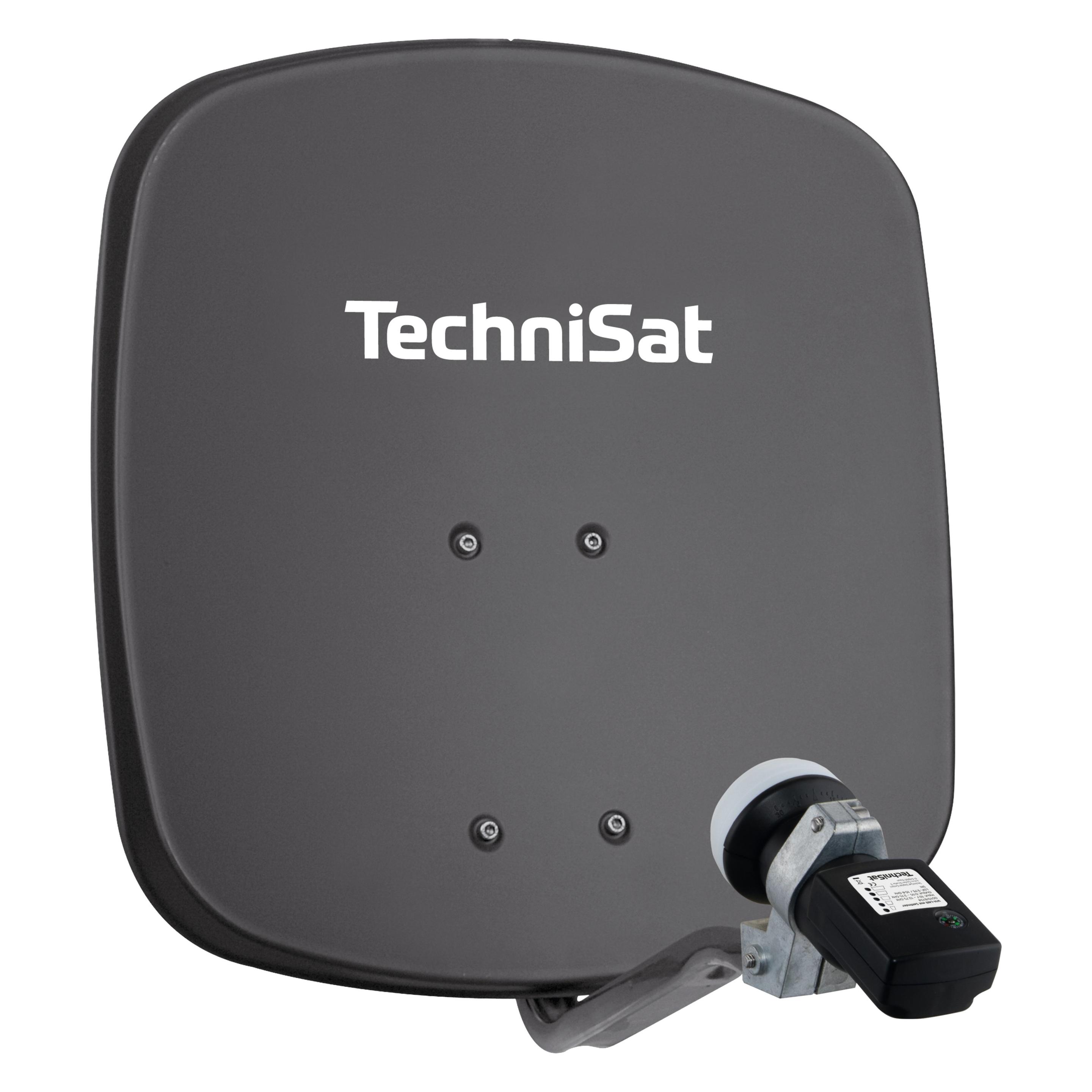 TechniSat DIGIDISH 45 mit Satfinder V/H-LNB (Parabolantenne, 32.20 dB, DVB-S / -S2) (1345/8195)