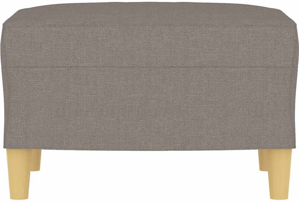 vidaXL Repose-pied Taupe 60x50x41 cm Tissu