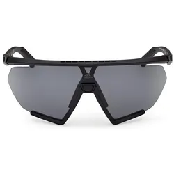 Adidas, Herren, Sportbrille, SP0071 Cat. 3 + Spare Lens Cat. 0 (Black, Matte Black, Smoke), Schwarz, Grau