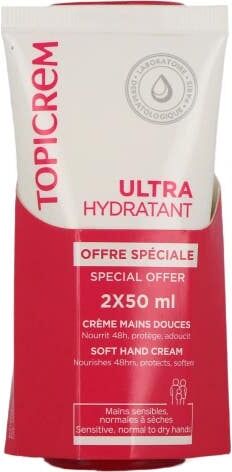 Topicrem Ultra Hidratante Crema Manos 2x50 ml