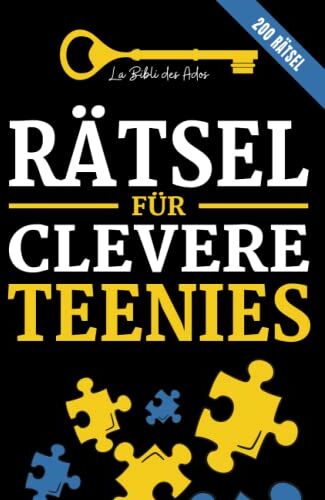 des Ados, La Bibli - Rätsel für Clevere Teenies: 200 Rätsel, Kriminalfälle und Logikspiele zum Lösen (+Lösungen) Für Teenager ab 12 Jahren - Preis vom 30.09.2026 22:30:23 h