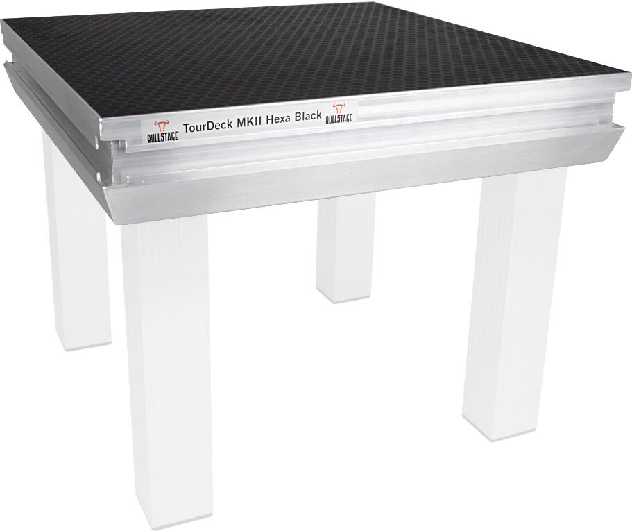 Bullstage Bühnenpodest Tourdeck Mkii Outdoor 0,5x0,5m Hexa Schwarz