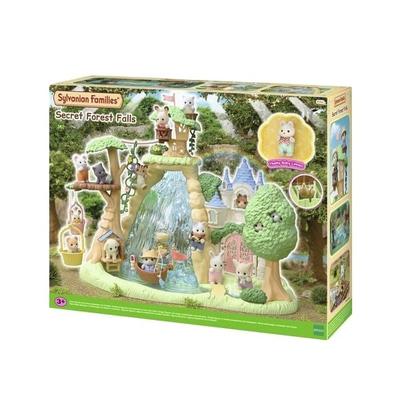 Sylvanian Families 5761 - Secret Forest Falls, Abenteuerspielplatz Wasserfall, Spielset