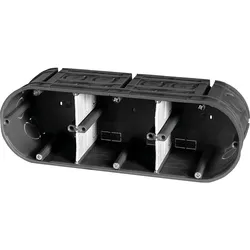 Unterputzgerätedose F-Tronic 3-fach, 3x Ø 60 mm, 63 mm tief