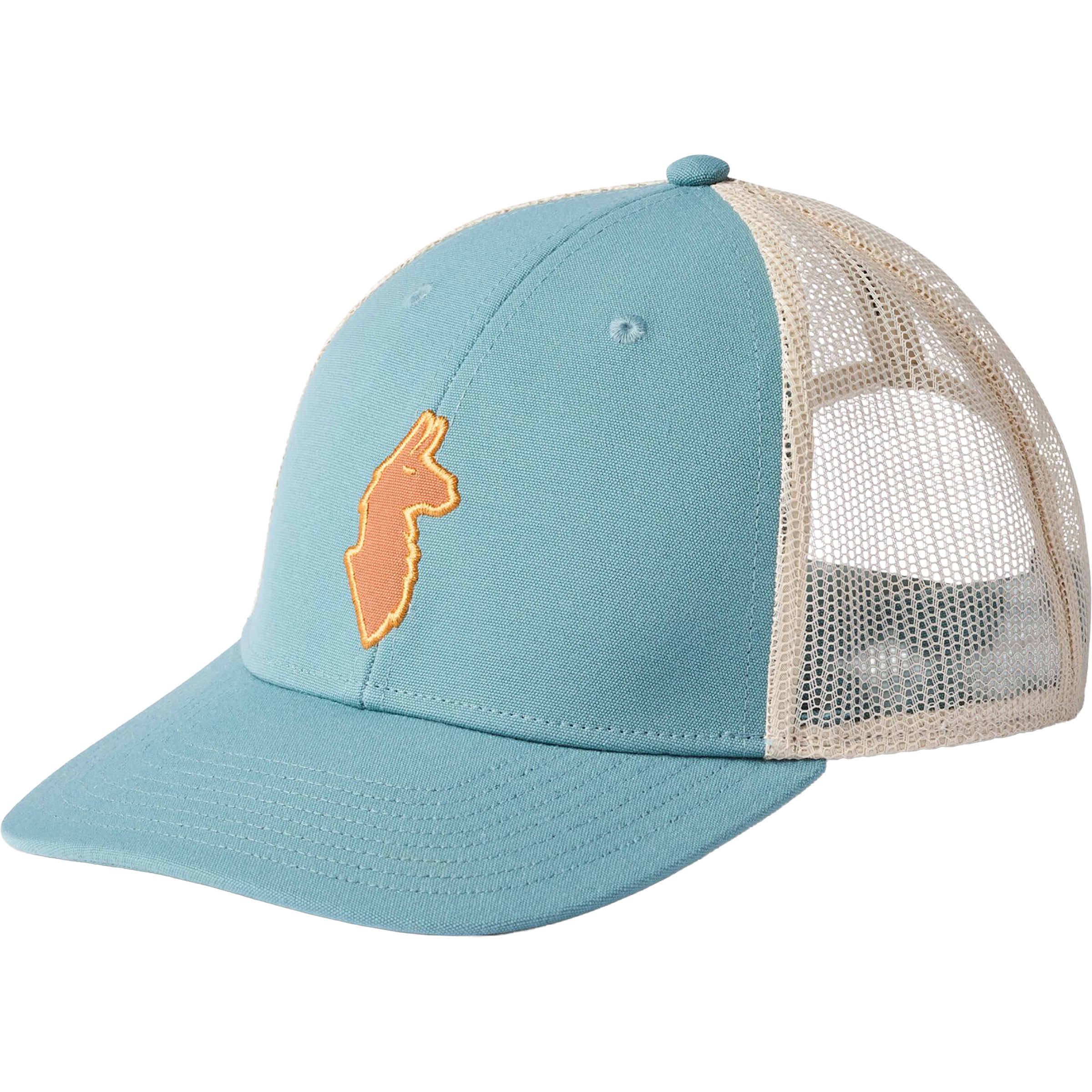 Cotopaxi The Llama Trucker Cap Basecaps weiss Lifestyle Atmungsaktiv