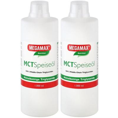 MCT 100% rein Megamax Öl 2x 2x1000 ml