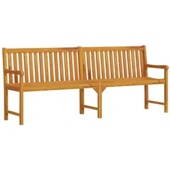 vidaXL Gartenbank 219 cm Massivholz Akazie