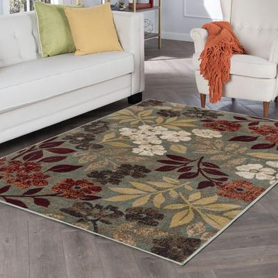 Alise Rugs Decora Shabby Chic Floral Indoor Area Rug
