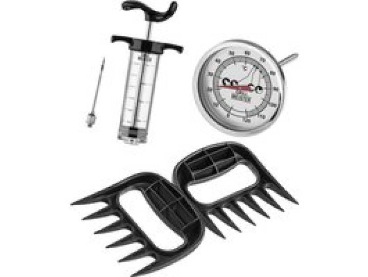 GRILLMEISTER Set hamburger ou Set porc effiloché (set BBQ)