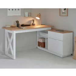 Jugendschreibtisch Eckschreibtisch im Landhausstil 150 cm breit