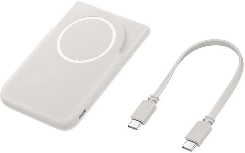 Samsung Magnet Wireless Battery Pack 5000 mAh - Draadloze powerbank met USB-C - Grijs