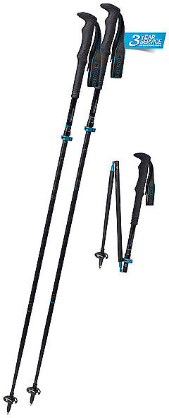 KOMPERDELL Trekkingstöcke Carbon FXP ApproachCompact schwarz B