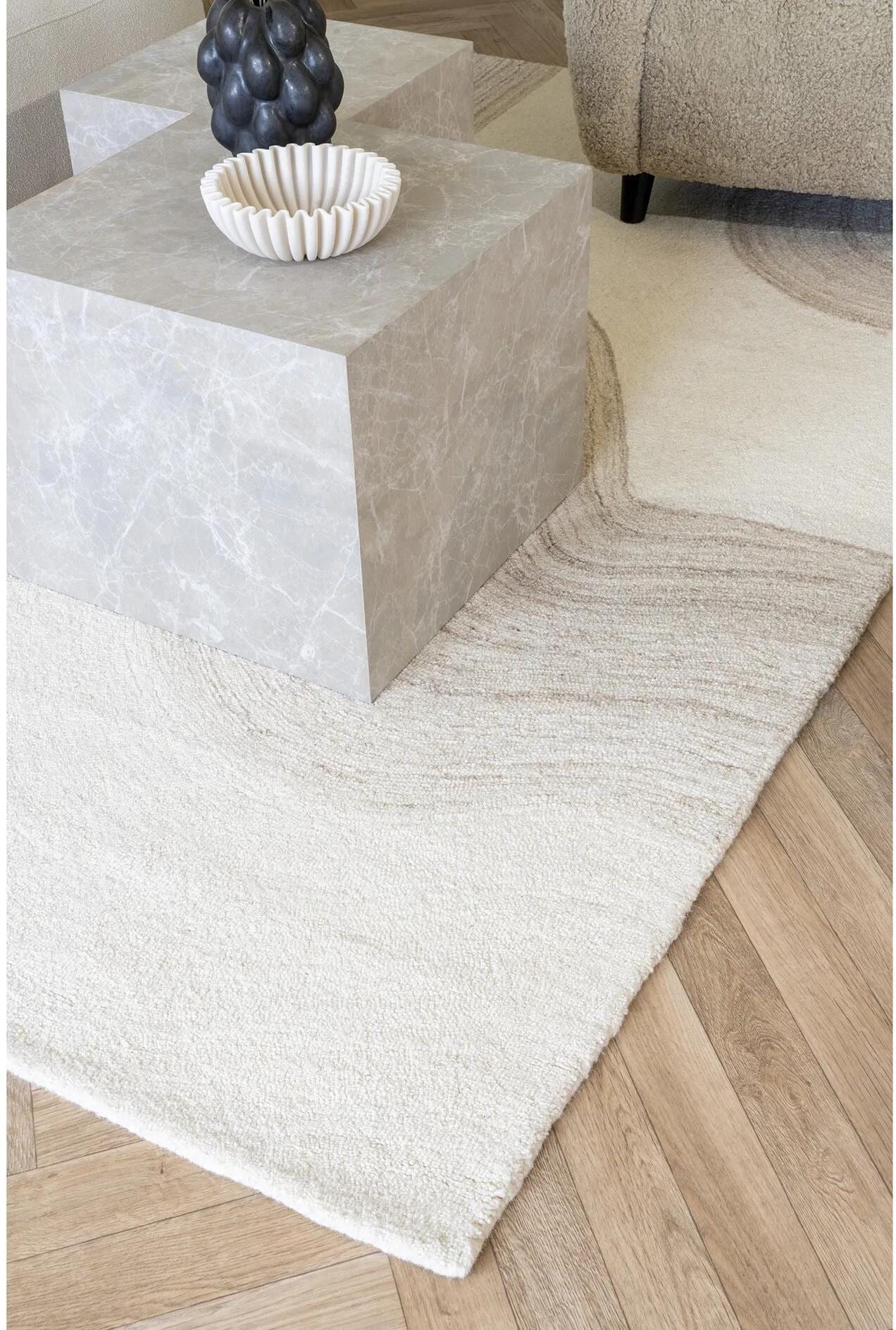 Teppich HOUSE NORDIC "Surat 160 cm x 230 cm", braun (hellbraun), B:160cm L:230cm, Wolle, Teppiche, Teppich hellbraun B : 160cm 1 Stk., L: 230cm