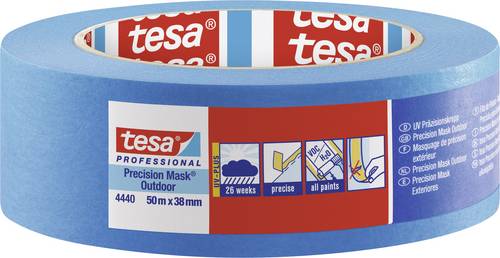 Tesa PRECISION OUTDOOR 04440-00003-00 Kreppband tesa Professional Blau (L x B) 50m x 38mm 1St.