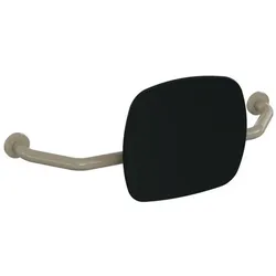 Hewi 801 Rückenstütze 801.51.917386 Wandabstand 230mm, Lehne tiefschwarz, sand