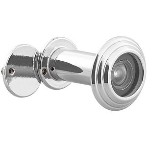 Böttcher-AG Türspion chrom, Blickwinkel 160°, 36-60mm Türstärke, mit Sichtschutz, Bohrloch 14mm