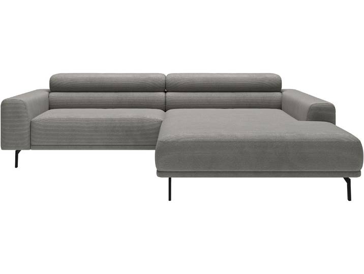 SCHÖNER WOHNEN-Kollektion Tossa, Modernes Design trifft smarte Funktione, Breite 258 cm Motorischer Sitzvorzug, Kopfteil-Funktion & Saugroboter-Höhe