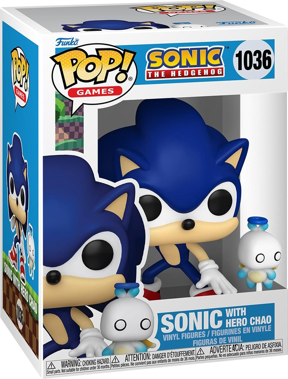 Funko Pop! Sonic The Hedgehog - Sonic met Chao 1036