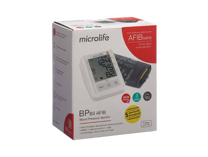 Microlife BP B3 Afib Blutdruckmessgerät Weiss