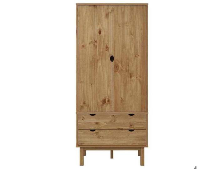 Autumn Mega Sale Garde-robe - Vidaxl - Armoire penderie - grande espace - OTTA 76 5x53x172 cm Bois massif de pin FR34772533240