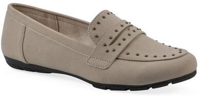 Women's Giada Driving Mocassin by Cliffs in Taupe Sueded Smooth (Size 8 1/2 M)