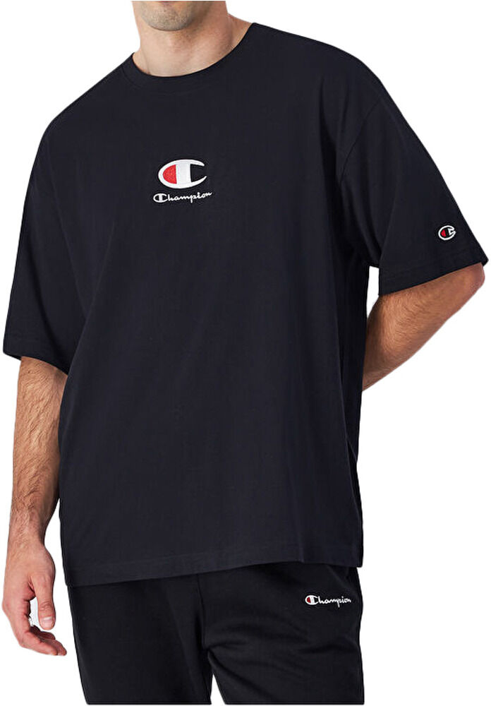 Champion new logo camiseta manga corta hombre Negro (S)