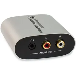FeinTech VMA00102 HDMI ARC Audio TV-Adapter mit Lautstärke-Steuerung, Audio Adapter, Schwarz