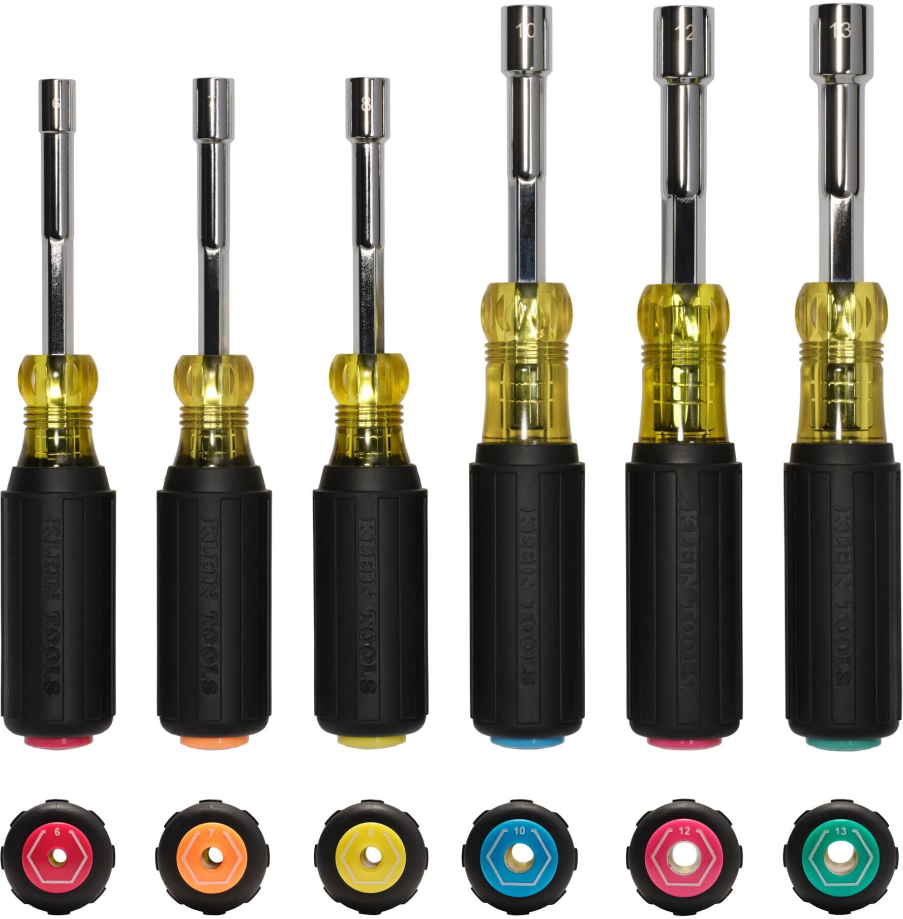 Klein Tools Steckschlüssel-Schraubendreher Set 6-tlg metrisch magnetisch (65456MAGM)