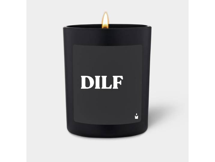 Duftkerze Schwarz Flowery DILF