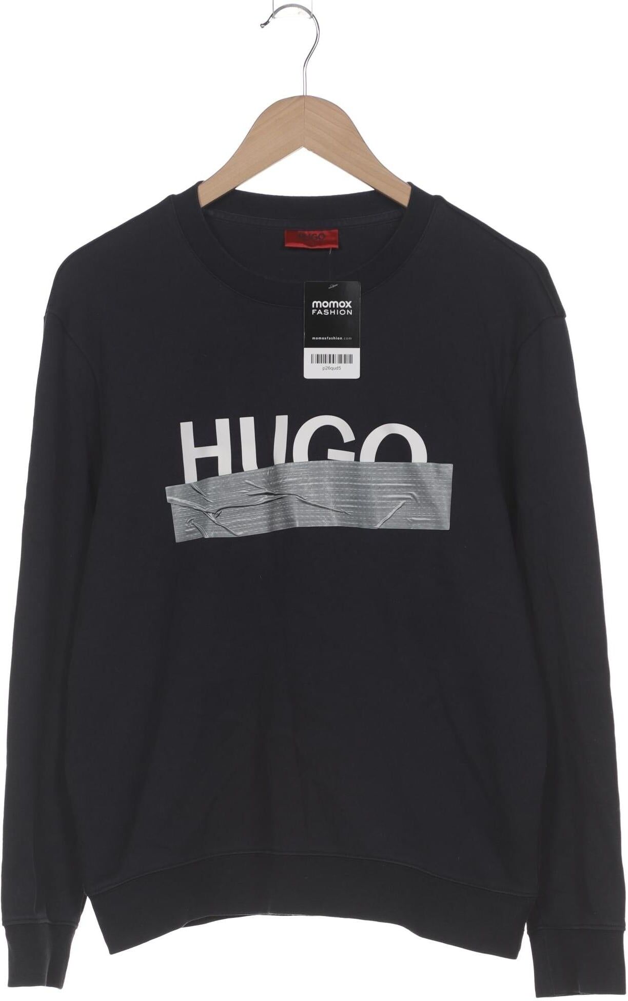 Hugo by Hugo Boss Herren Sweater, Marineblau, Gr. M, Baumwolle - Second Hand