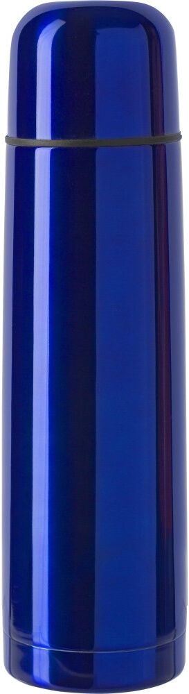 Bouteille publicitaire isotherme en acier inoxydable Mona bleu cobalt