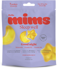 Mims Suplemento Melhoria do Sono Sleep Well 7 x 12.5 gr