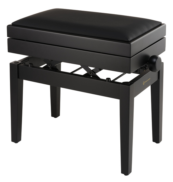 K&M ; 13956 Piano Bench nero opaco