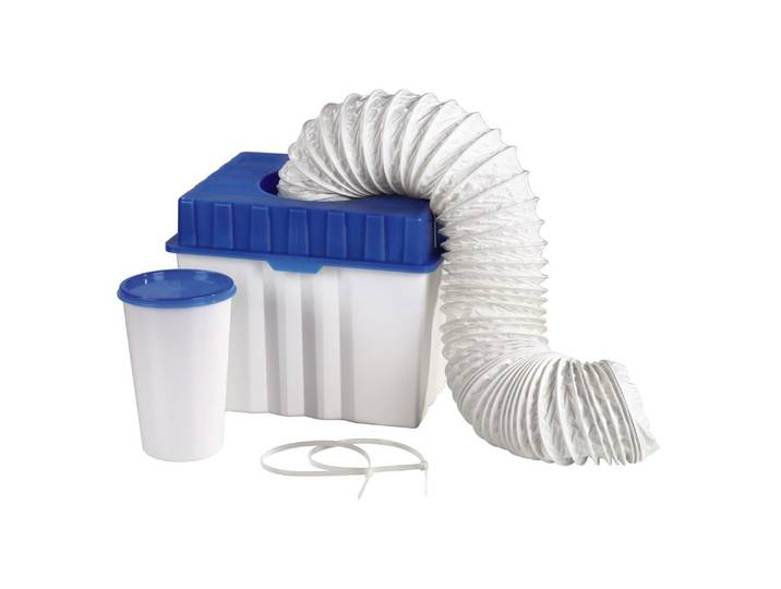 HAMA Wäschetrockner-Kondensator Kondensbox, Kondenswasserbehälter für Ablufttrockner , weiß, B:25,1cm H:24,4cm T:29,5cm, Kondensatsammler, 28,5 x 23,5 x 23 cm, 7 l, Wäschetrockner-Kondensator