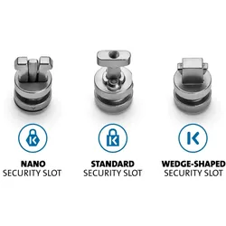 Kensington ClickSafe Universelles Anker-Kit für Sicherheits-Slots